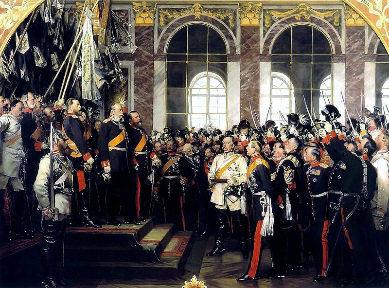 Deutsch Empire  proclamation bismark